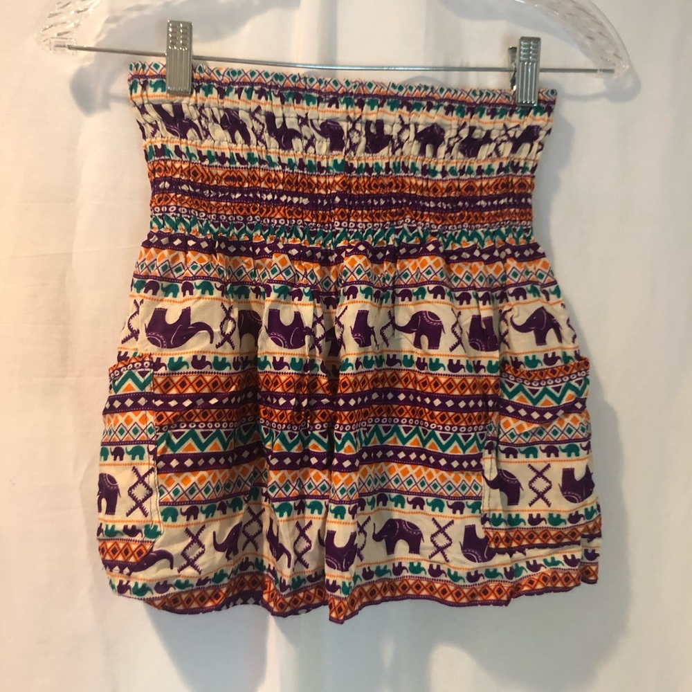 Harem Garden Boho Elephant Shorts